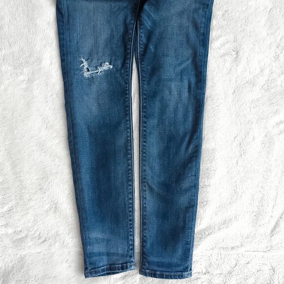 Hudson Distressed Skinny Women's Jeans, size 27 - Picture 4 of 14
